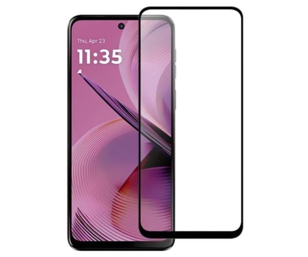 Защитное стекло Full Screen Tempered Glass для Motorola Moto G55, Black