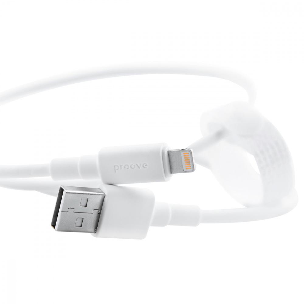 Кабель Proove Small Silicone Lightning 2,4 A 1 м White (34916) - фото 5