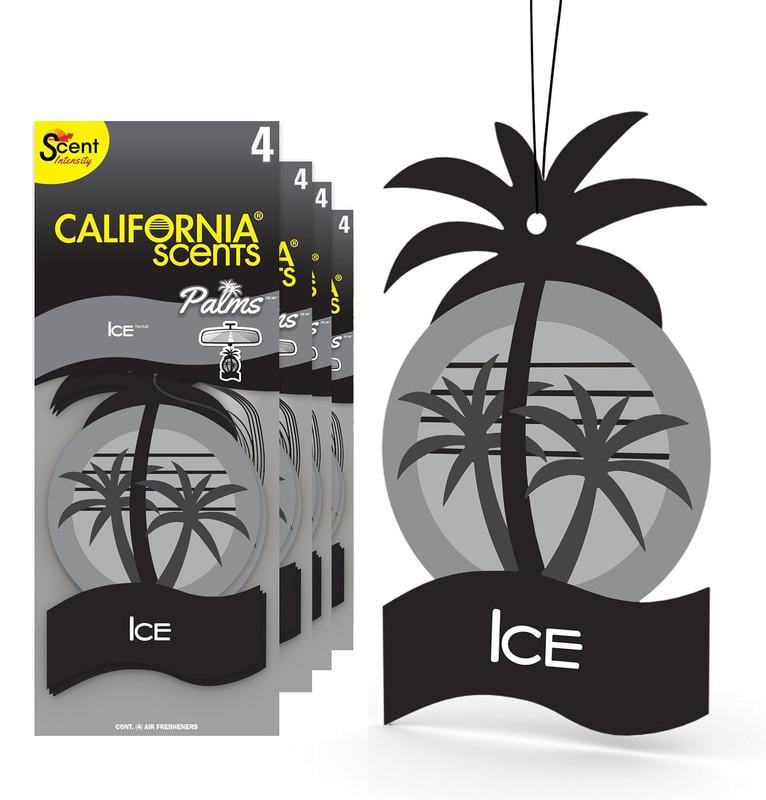 Набор ароматизаторов автомобильных подвесных California Scents Ice 4 шт. - фото 2
