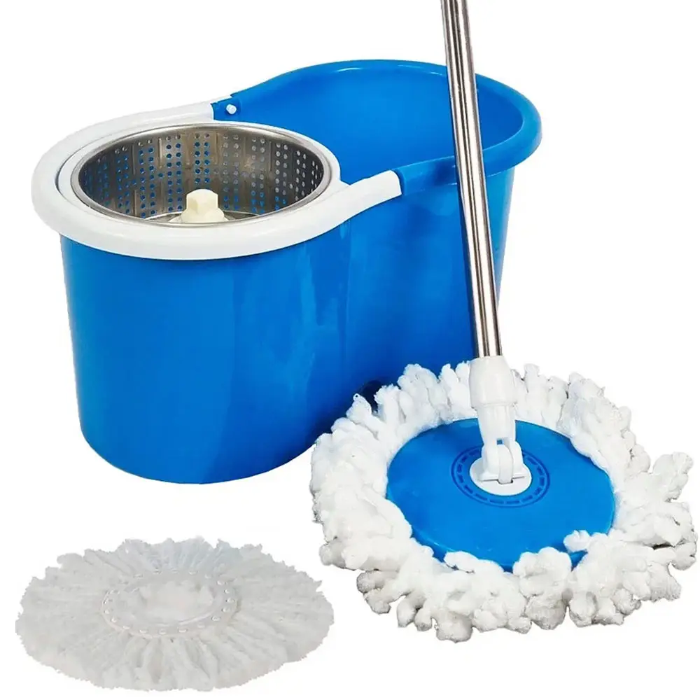 Швабра с турбо отжимом/ведром Scratch Cleaning Mop с корзиной центрифугой 10 л (23250132)