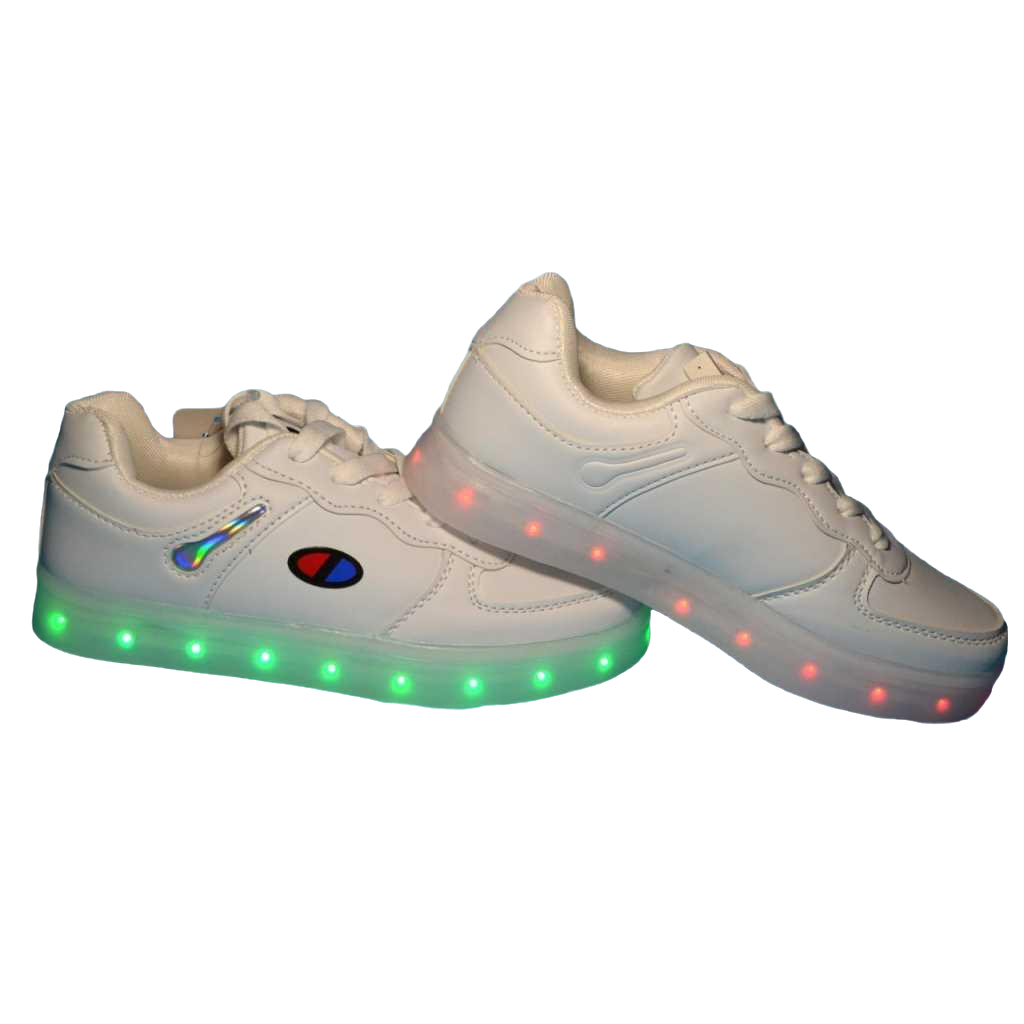 Кроссовки с подсветкой Bessky В9337-1 р. 35 22,5 см White