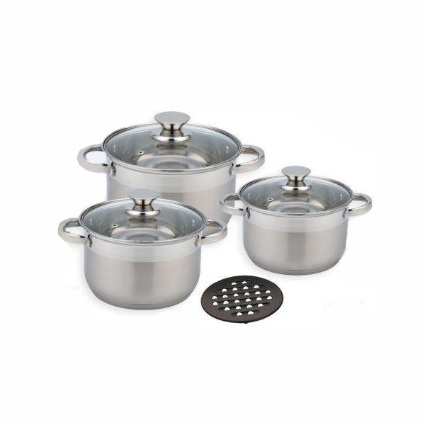 Набор посуды 7 приборов Benson BN-244