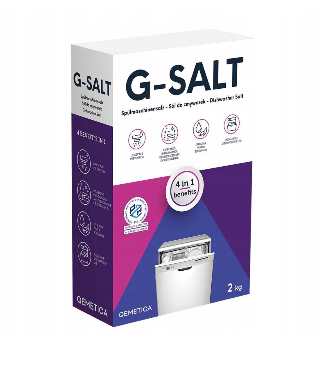 Соль для посудомоечек гранулированная 2 кг (27332508)