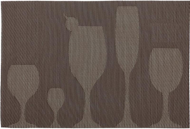 Коврики сервировочные 12 шт. Doily Сocktail 30х45 см Сливовой