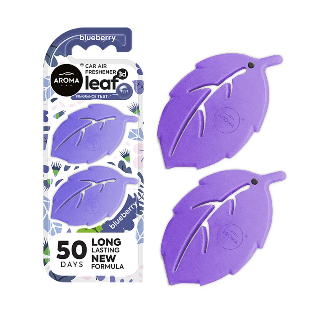 Ароматизатор на дефлектор Aroma Car Leaf 3D Mini - Blueberry Ароматизатор на дефлектор Aroma Car Leaf 3D Mini - Blueberry