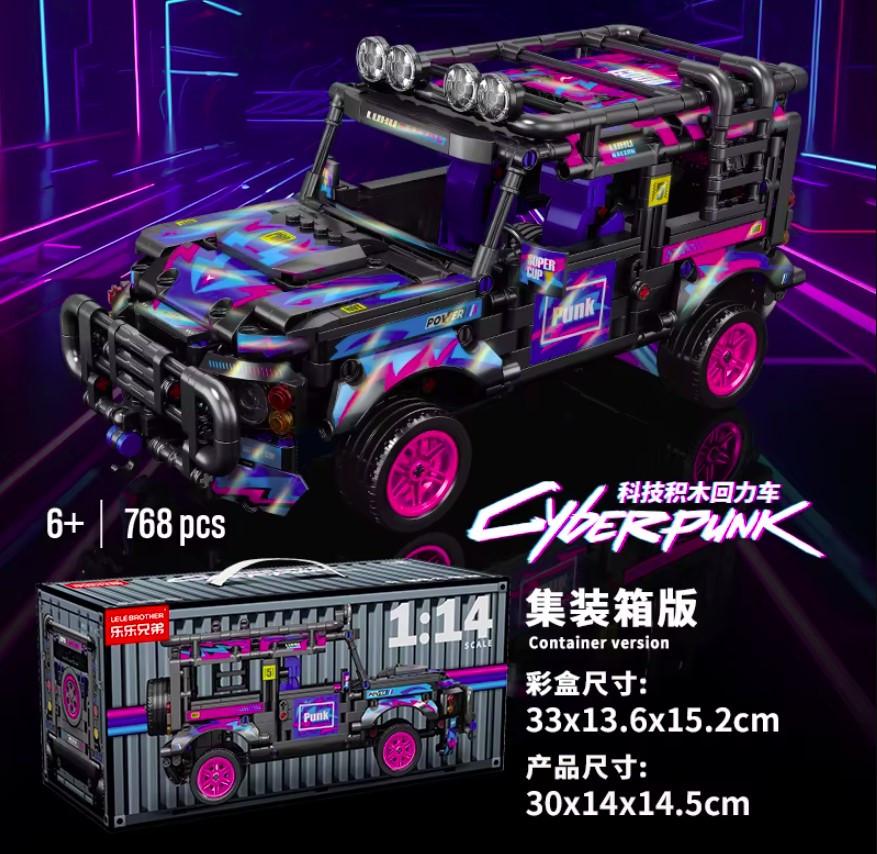 Конструктор Cyberpunk Джип Toyota инерционный автомобиль для детей 768 дет. - фото 2 Конструктор Cyberpunk Джип Toyota инерционный автомобиль для детей 768 дет. - фото 2