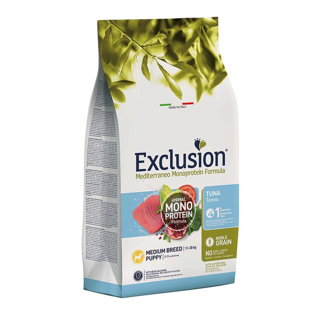 Корм для цуценят сухий середніх порід Exclusion Puppy Tuna Medium Breed 3 кг (8011259003065)
