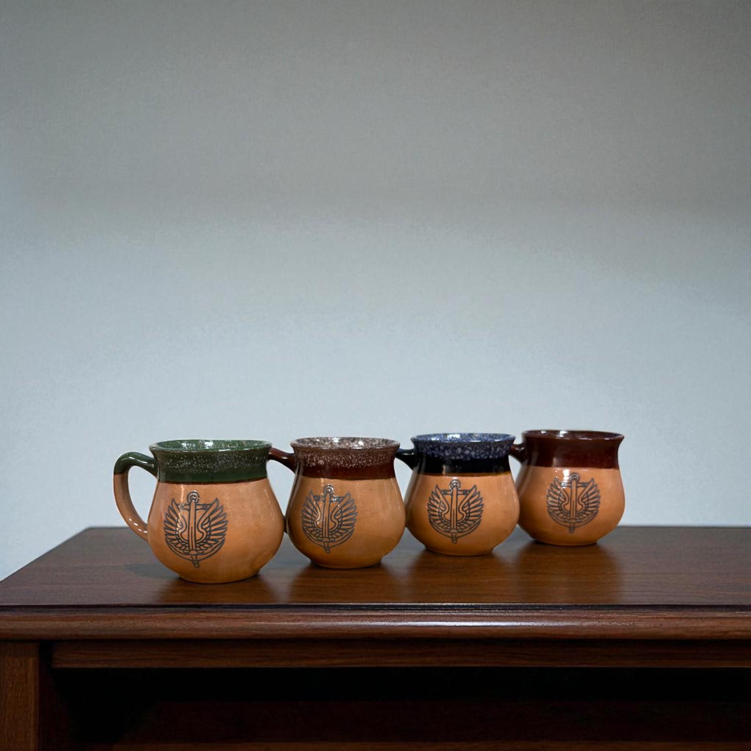 Чашка Морская пехота ручная работа 450 мл Зеленый (28926820) - фото 3 Чашка Морская пехота ручная работа 450 мл Зеленый (28926820) - фото 3