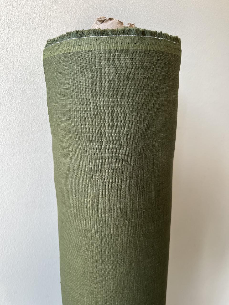 Ткань Linen Plus- 578 льняная Оливковый