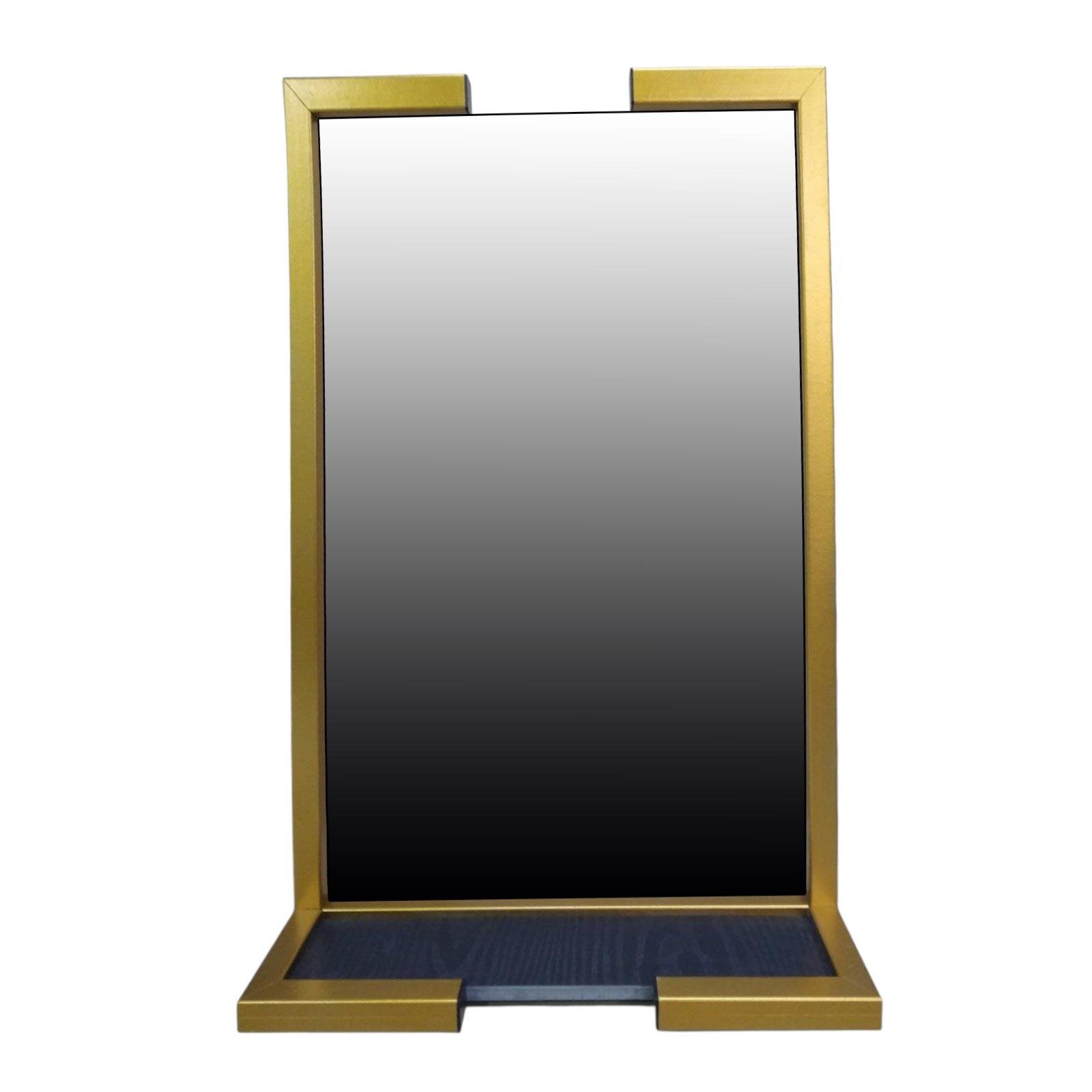 Дзеркало для ванної кімнати TheMix Loft 60 см Gold (2400) - фото 7