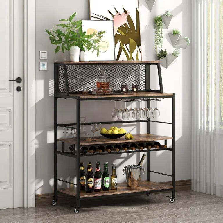 Стелаж винний EcoLoft N-2828 в стилі лофт 104х40х131 см (28673285)