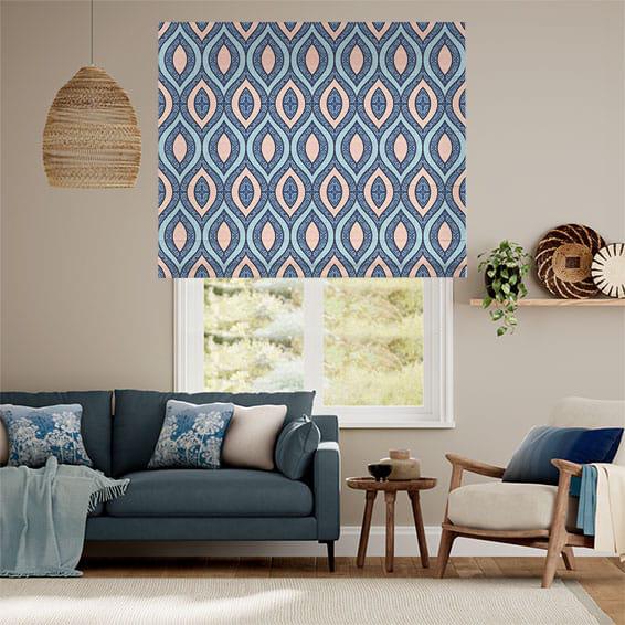 Римская штора система Classic InHt Принт 09-8 Узор 160х170 см Разноцветный (11132)