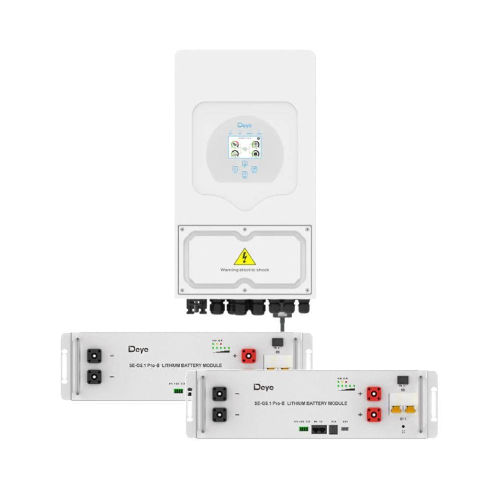 Комплект автономного энергоснабжения Deye SUN-06K-SG05LP1-EU/2 Deye SE-G5.1 Pro-B (2977137651) Комплект автономного энергоснабжения Deye SUN-06K-SG05LP1-EU/2 Deye SE-G5.1 Pro-B (2977137651)
