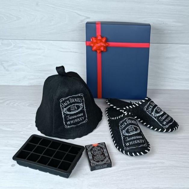 Подарочный набор для бани и сауны Luxyart Jack Daniels 4 пр. (PU-010)