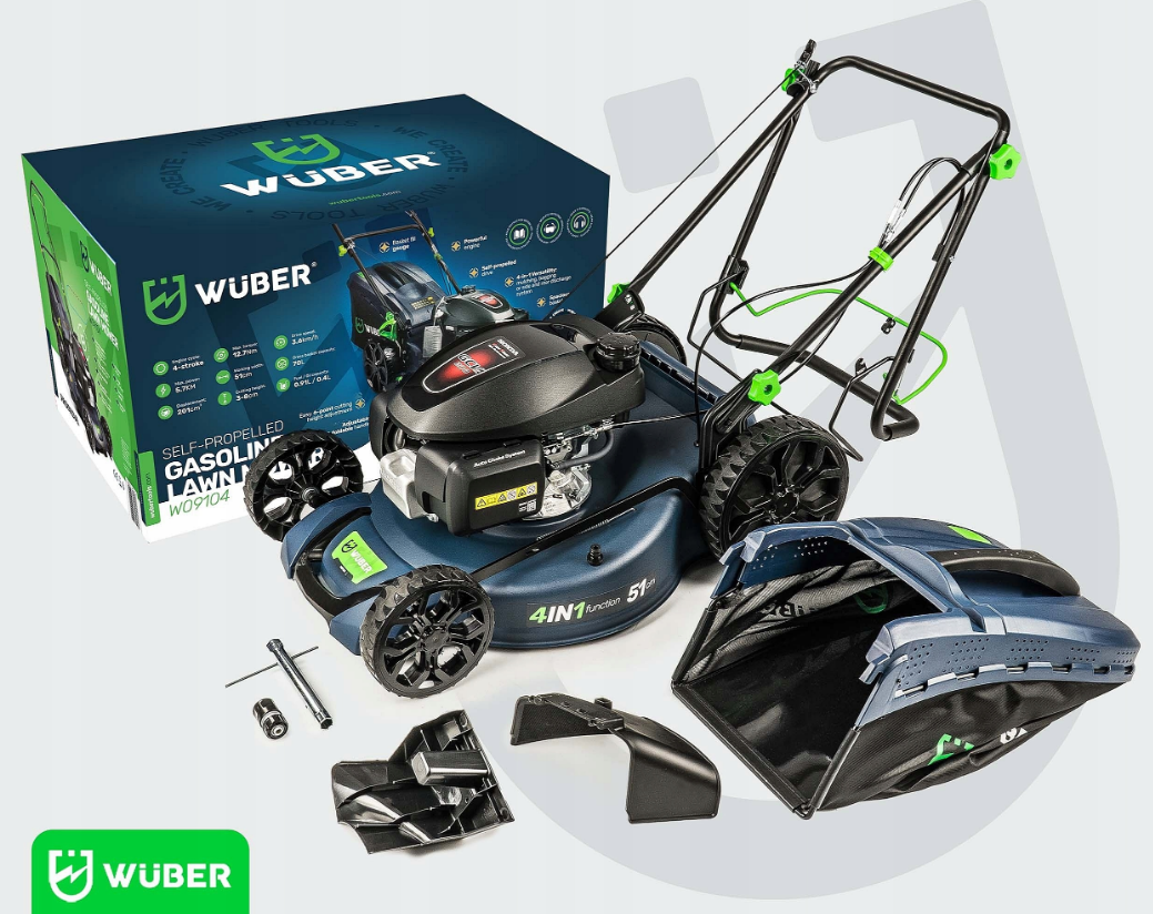 Газонокосарка бензинова Wuber 5,7 к. с. 70 л 51 см (W09104) - фото 8 Газонокосарка бензинова Wuber 5,7 к. с. 70 л 51 см (W09104) - фото 8