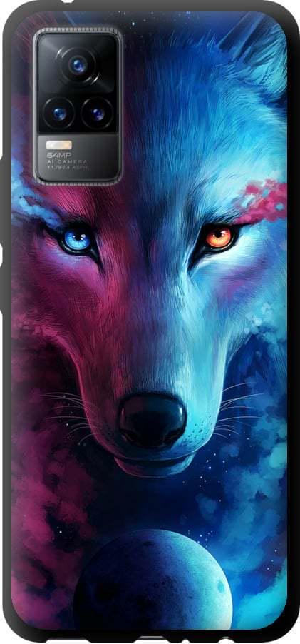 Чехол на Vivo V21E Арт-волк (3999b-2375-42517)