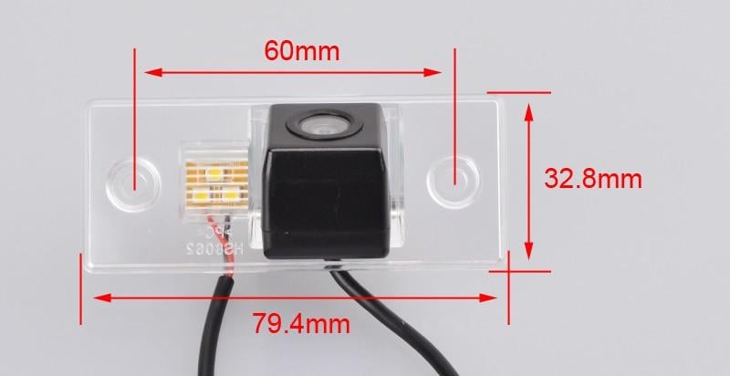 Штатная камера заднего вида My Way MW-6062CH для Skoda Fabia I-II 1999-2013/Yeti 2009-2013 - фото 4