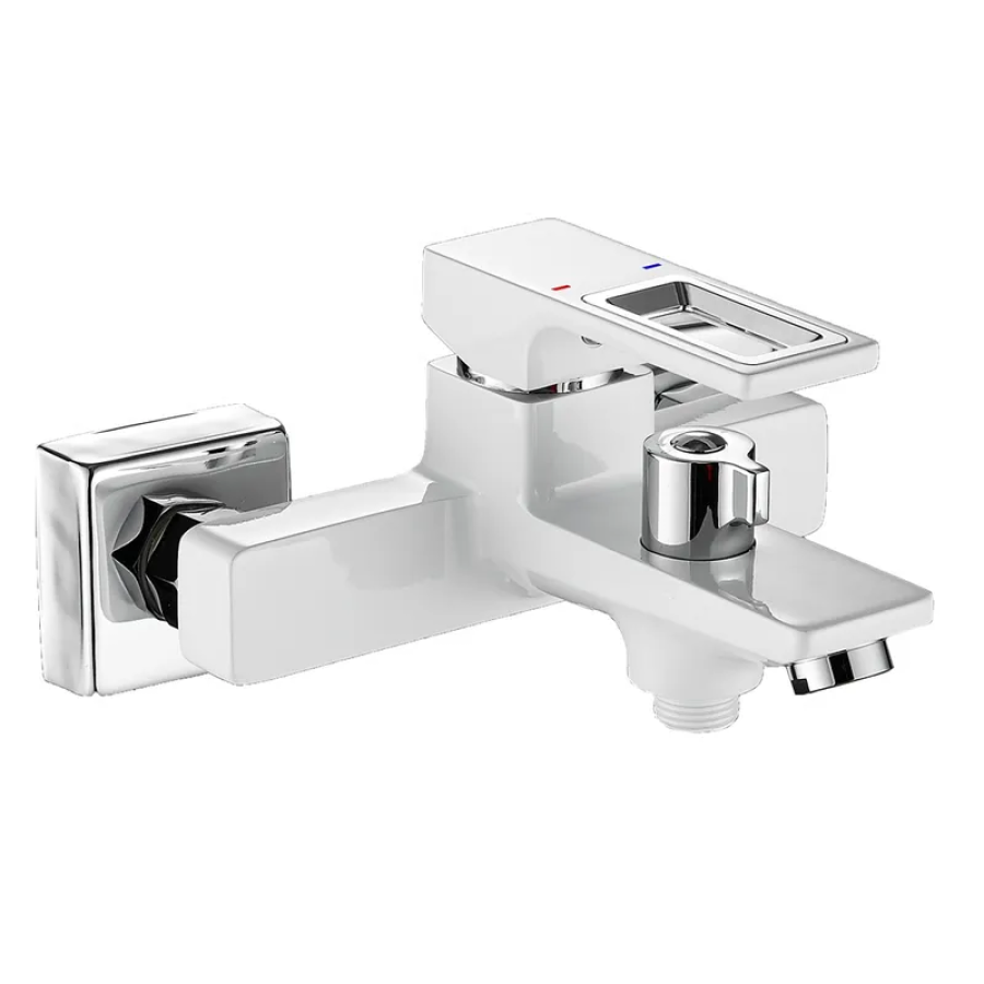 Смеситель для ванной однорычажный MIXXUS DANTE 009 Euro White/Chrome (MI6795)