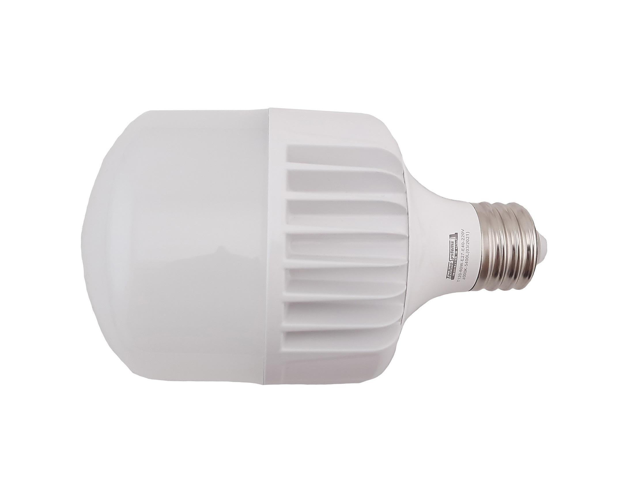 Лампа світлодіодна TechnoSystems LED Bulb T120 60Вт E27/E40 4000К 5400Лм ICCD TNSy5000512