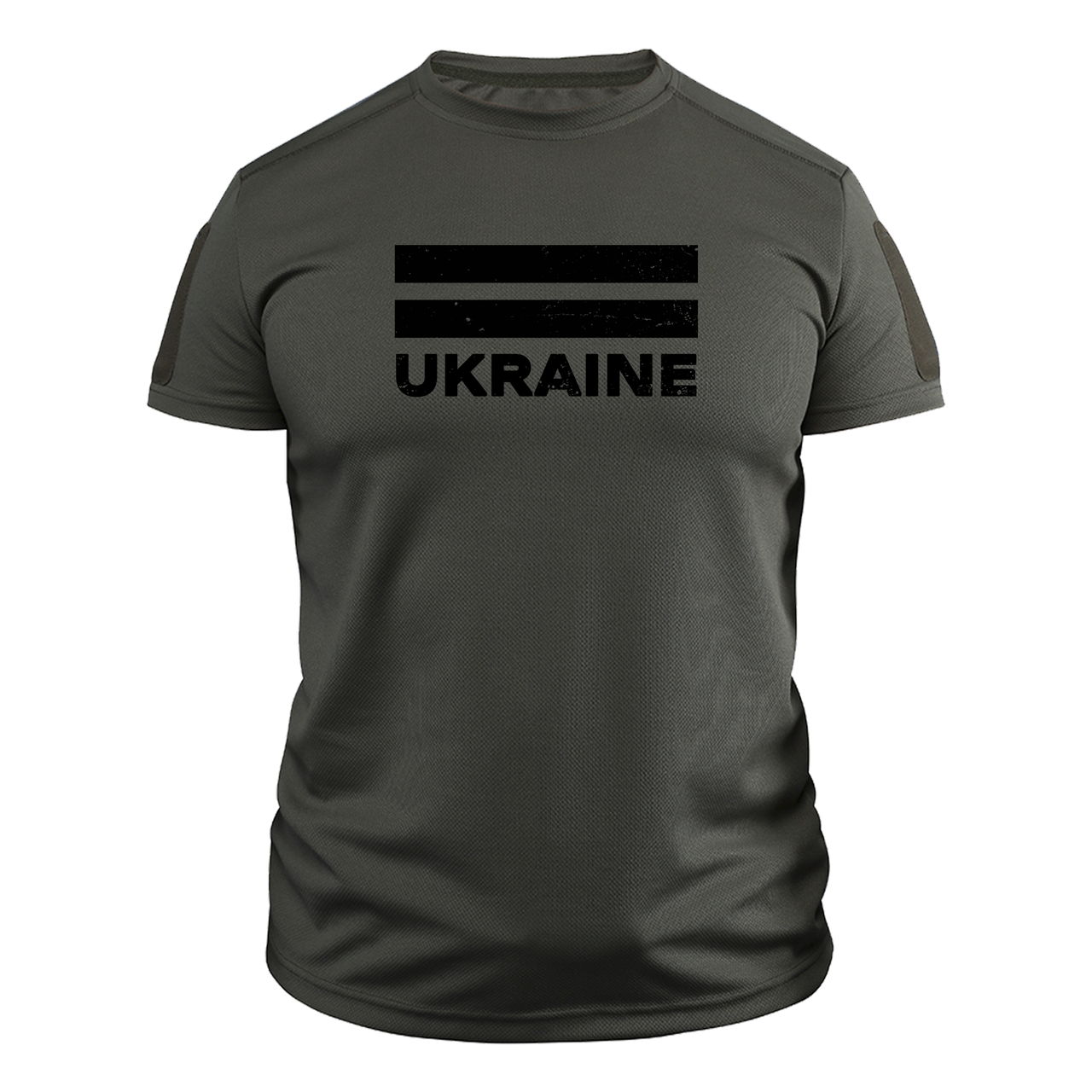 Футболка военная CoolMax UKRAINE S Оливковый (TS-C-61-S)