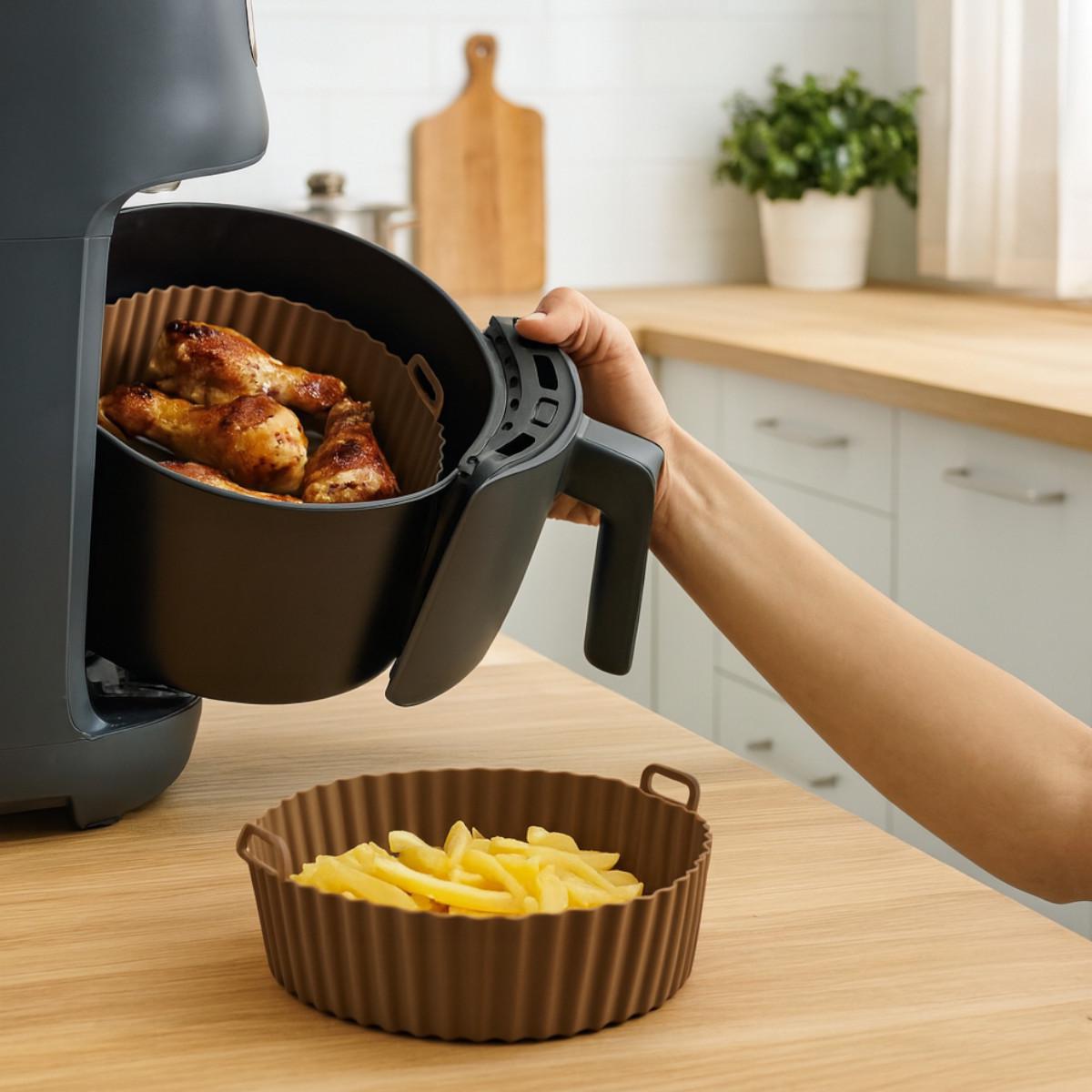 Набор силиконовых форм KITUA для аэрогриля мультипечи 2 шт. - фото 5 Набор силиконовых форм KITUA для аэрогриля мультипечи 2 шт. - фото 5