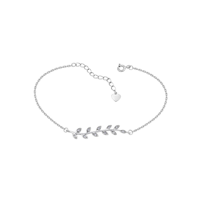 Браслет серебряный Веточка