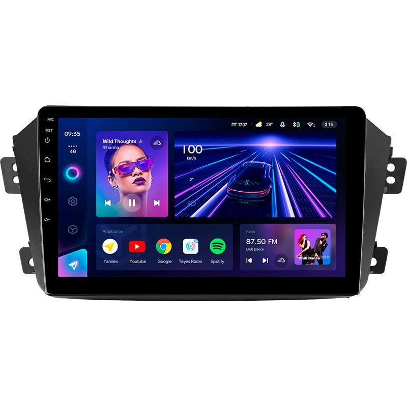 Магнитола штатная Teyes CC3 4/32 Gb Geely Emgrand X7 1 GX7 EX7 2011-2019 9" (AR-88989)