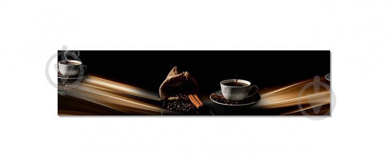 Скинали на кухню Zatarga «Кофе с палочкой корицы» 600х2500 мм виниловая 3Д наклейка кухонный фартук - фото 7