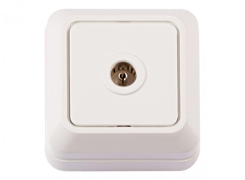 Розетка Luxel OPERA TV одинарная накладная Белый (2009)