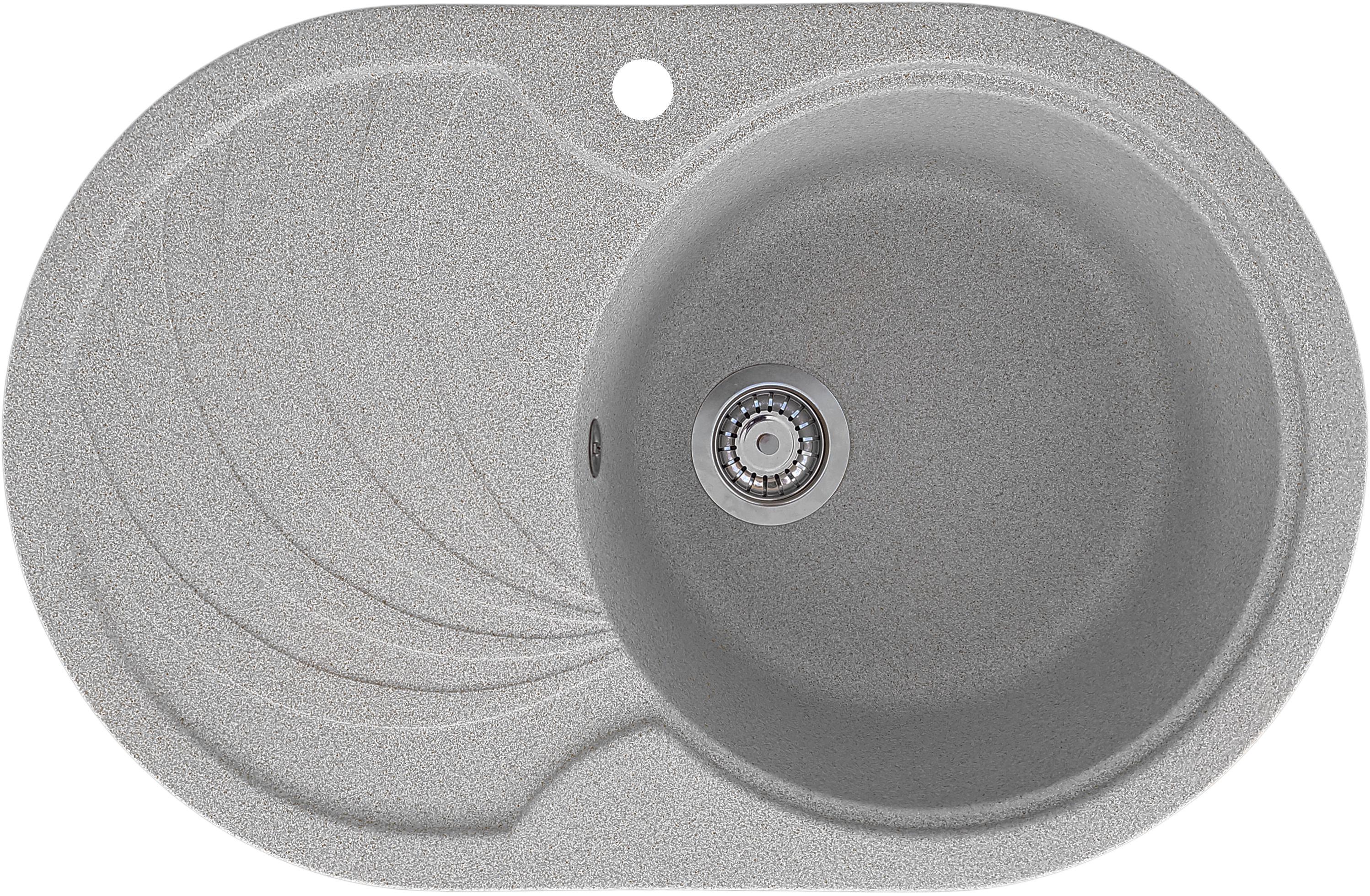 Мойка кухонная Valetti 33L 780х500 мм Серый