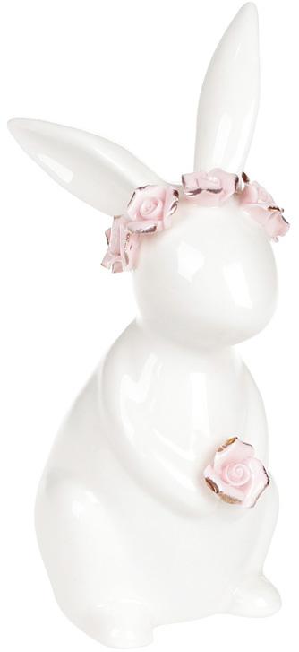 Набор статуэток Зайчик с розочками 7,3х6,6х14,5 см 2 шт. (BD-727-308)