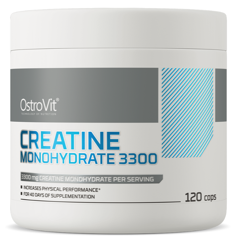 Креатин моногидрат OstroVit Creatine Monohydrate 3300 120 капсул