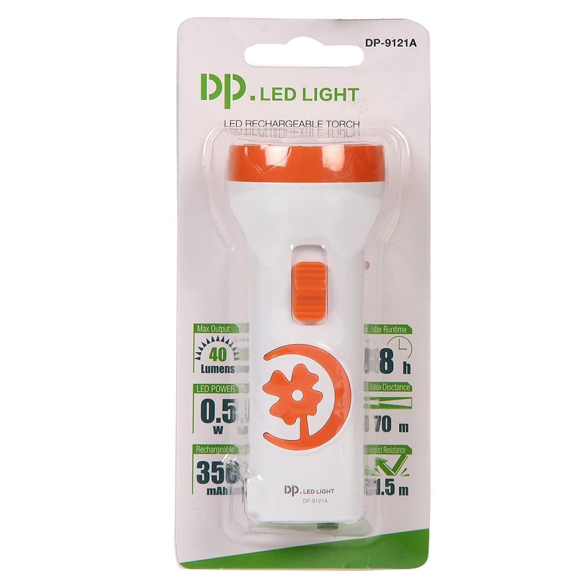 Ліхтар акумуляторний ручний DP 1921A 9357 0,5 Вт Помаранчевий (4500186) - фото 7 Ліхтар акумуляторний ручний DP 1921A 9357 0,5 Вт Помаранчевий (4500186) - фото 7
