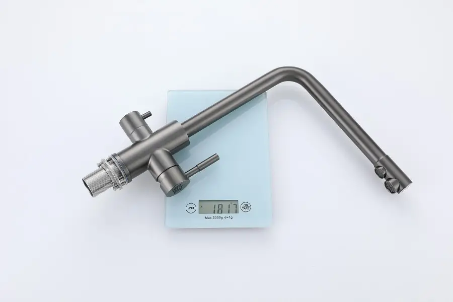 Смеситель для кухни Nett FGr-33 Frosh с подключением к фильтру Графитовый (NET-034020) - фото 8 Смеситель для кухни Nett FGr-33 Frosh с подключением к фильтру Графитовый (NET-034020) - фото 8