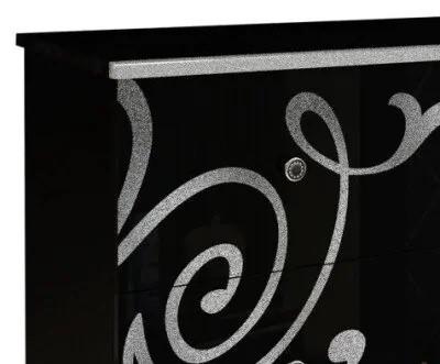 Гарнитур спальный Миро-Марк Bogema №4 Черный глянцевый (212-787) - фото 9 Гарнитур спальный Миро-Марк Bogema №4 Черный глянцевый (212-787) - фото 9