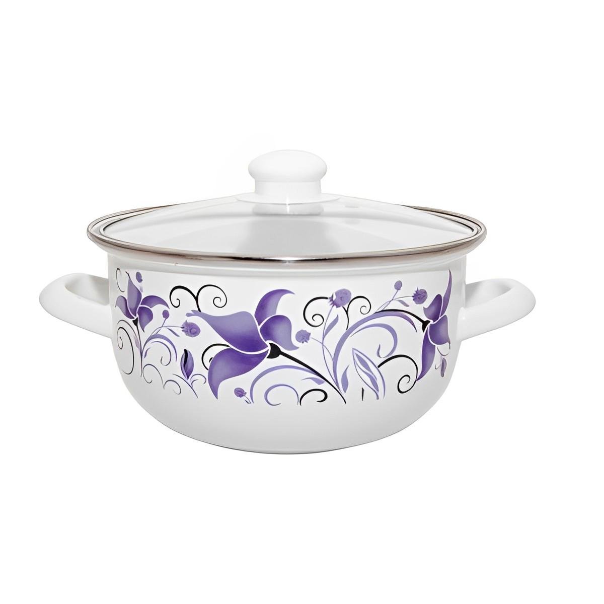 Каструля INFINITY SD-1950 Лілія 24 см 6 л (80029)