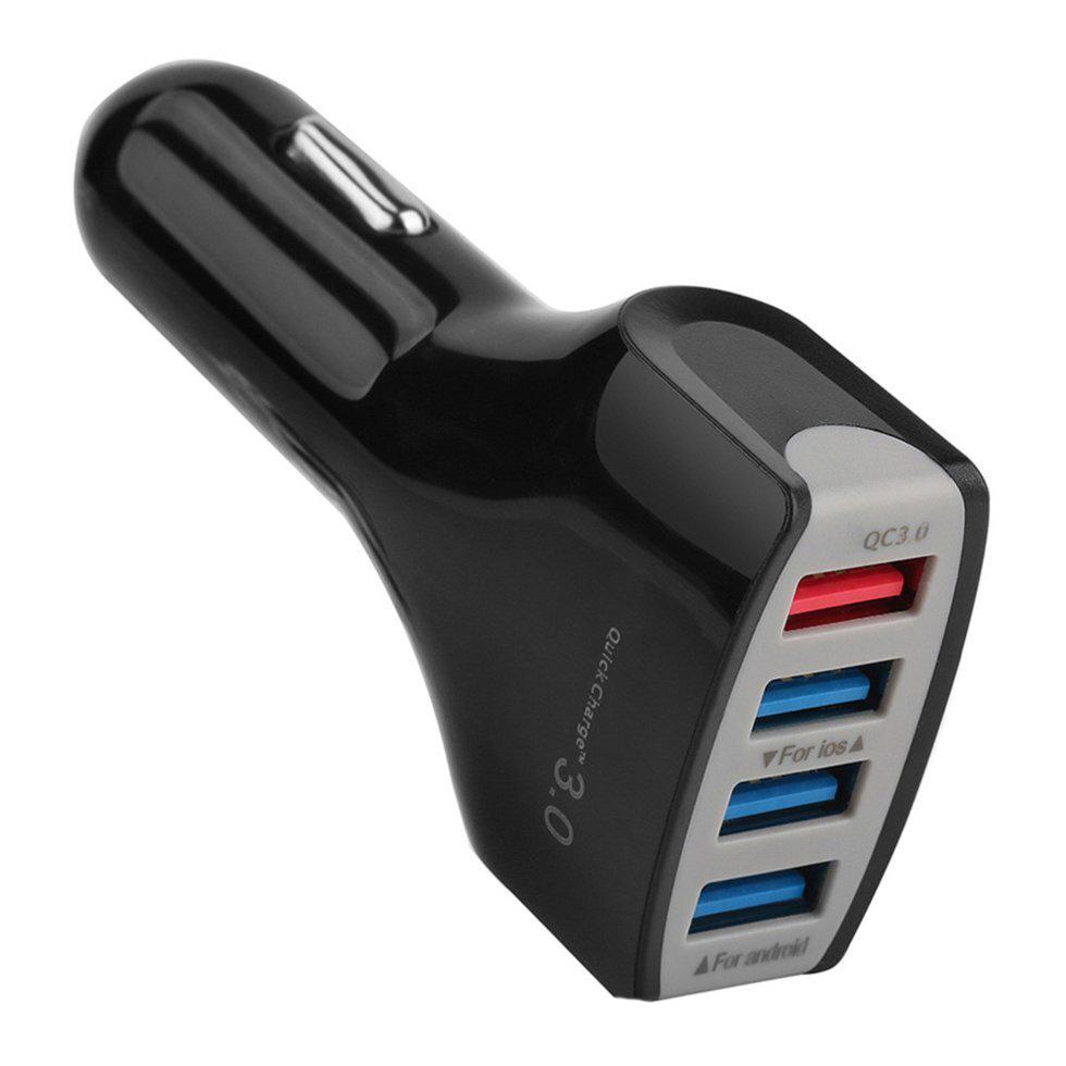 Автомобільний зарядний пристрій  Robotsky Fast Charger 4 USB Чорний (2503224211)