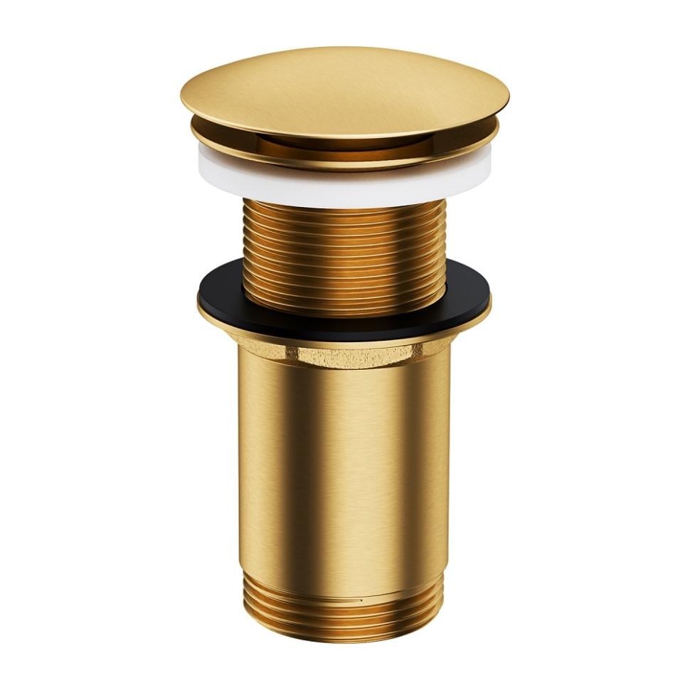 Клапан донный Omnires 1 1/4″ для раковины Золотой матовый (A716GLB)