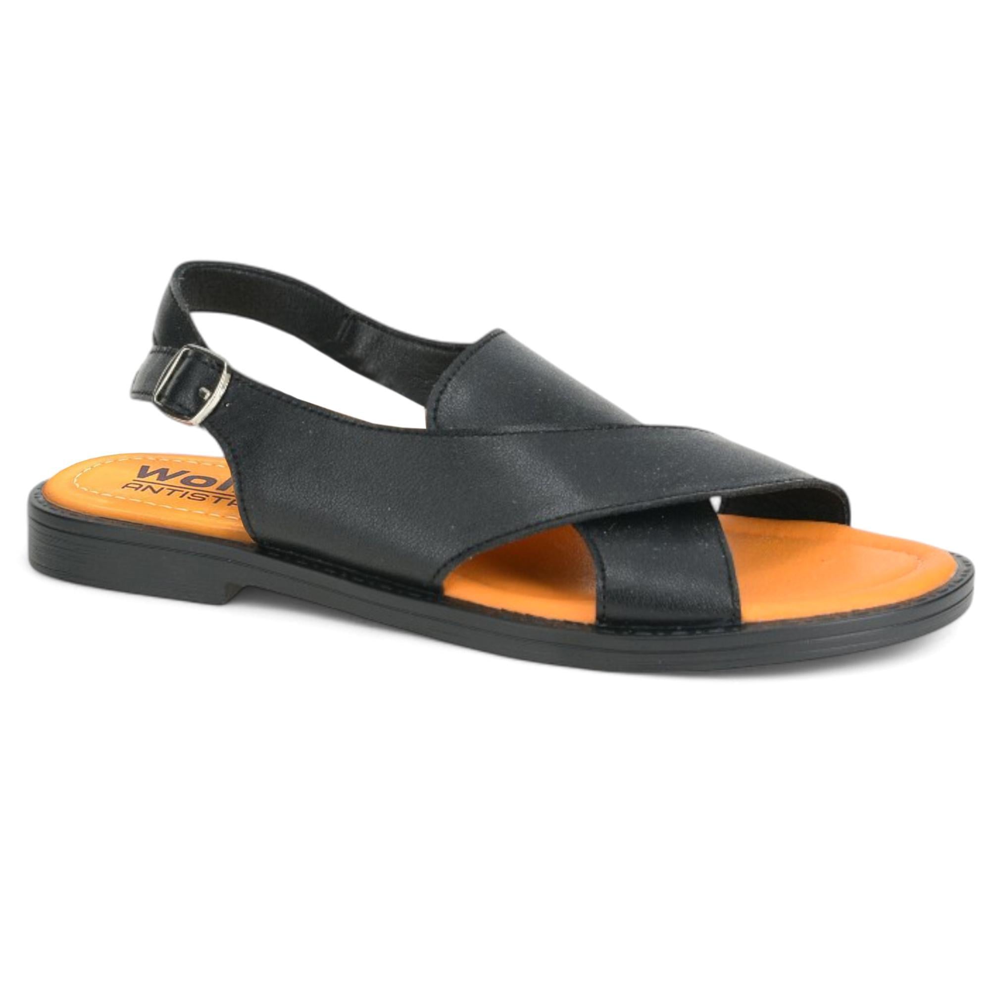 Сандалии женские летние Wollen р. 39 Черный (060171-39)
