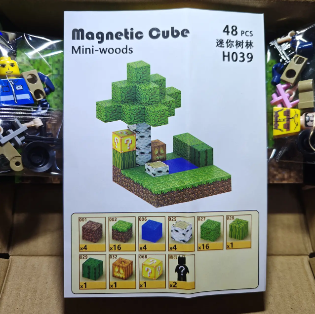 Конструктор магнітний майнкрафт Magnetic Cube маленький ліс 48 дет. (10370) - фото 2 Конструктор магнітний майнкрафт Magnetic Cube маленький ліс 48 дет. (10370) - фото 2