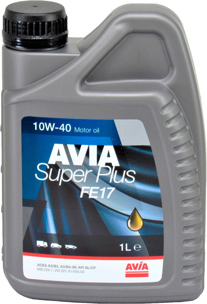 Моторное масло Avia Super Plus Fe17 бензин/дизель 10W-40 1 л (1400422)