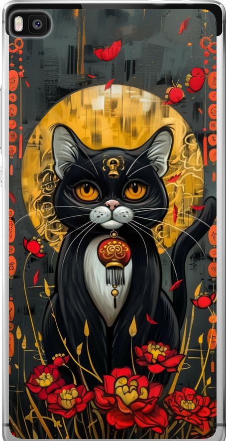 Чехол на Huawei Ascend P8 China Cat (6134u-123-42517)
