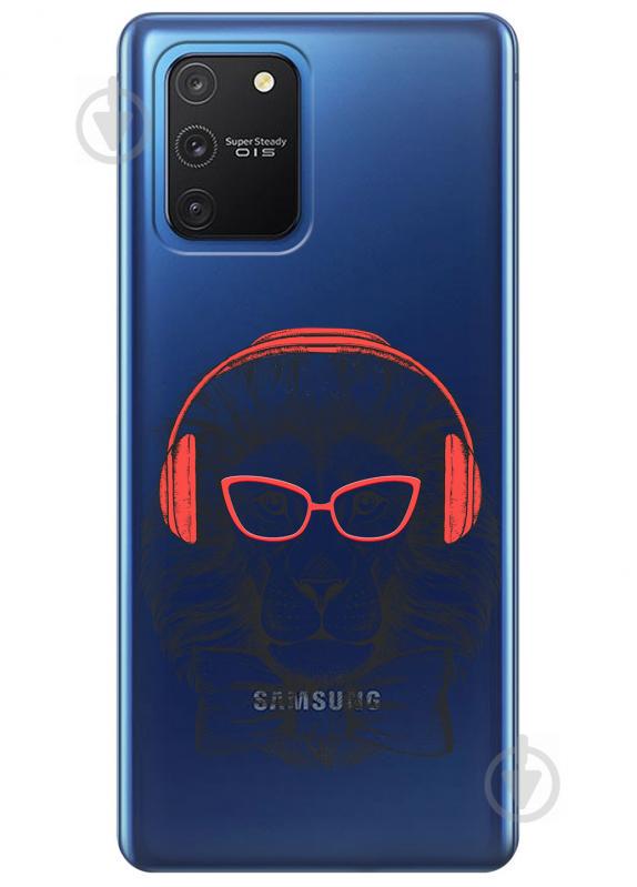 Прозрачный силиконовый чехол iSwag для Samsung Galaxy S10 Lite с рисунком - Лев (KS3482) Прозрачный силиконовый чехол iSwag для Samsung Galaxy S10 Lite с рисунком - Лев (KS3482)