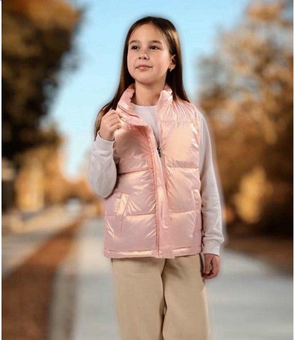 Жилетка безрукавка BBT.KIDS на девочку 122-128 см Пудровый (25663490)