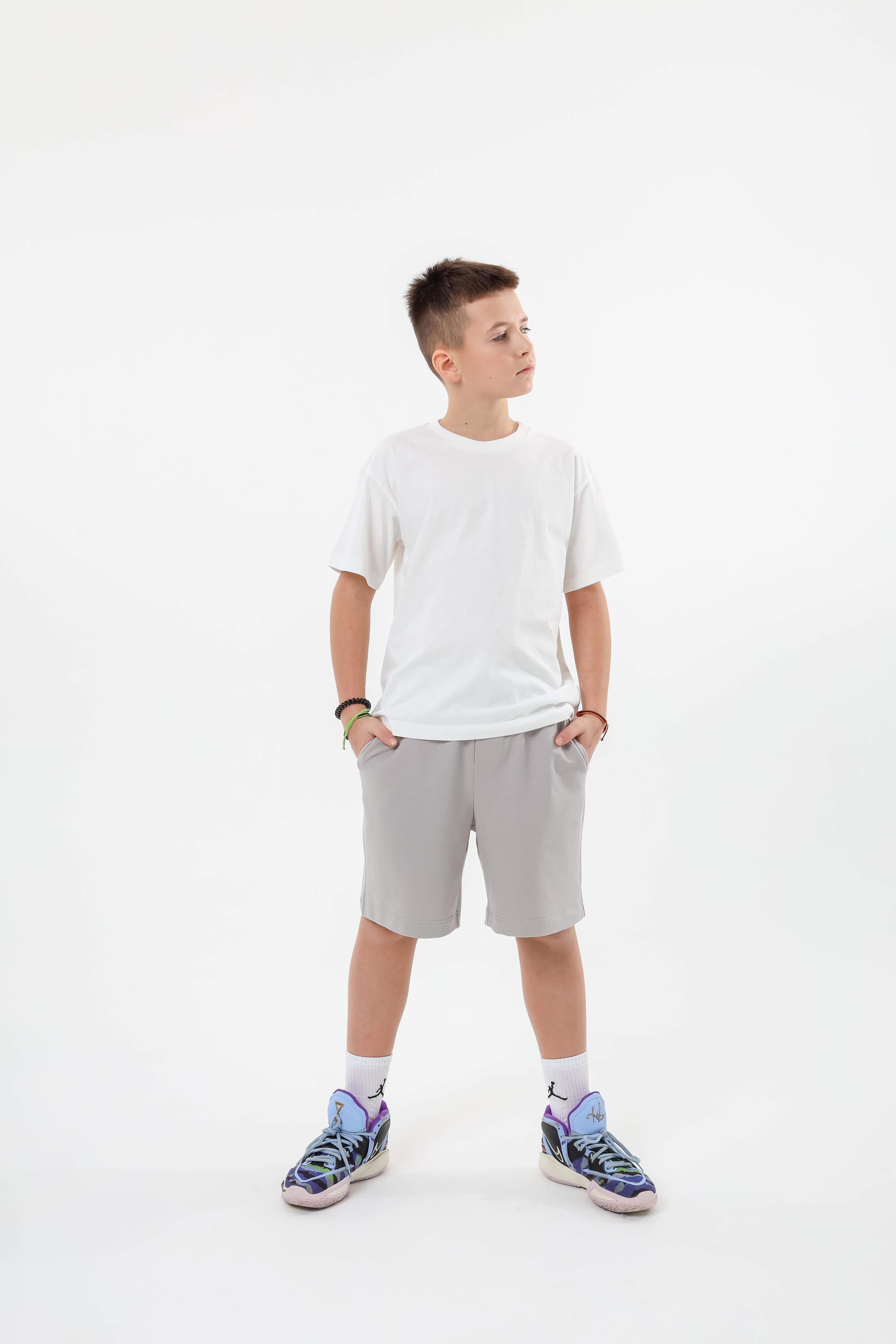 Футболка для дітей NEWGEN базова 104 см Молочний (25Ф09-012м)