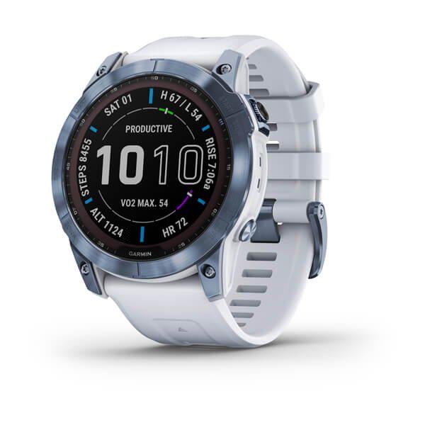 Смарт-годинник Garmin Fenix 7X Sapphire Solar DLC Білий (010-02541-15)