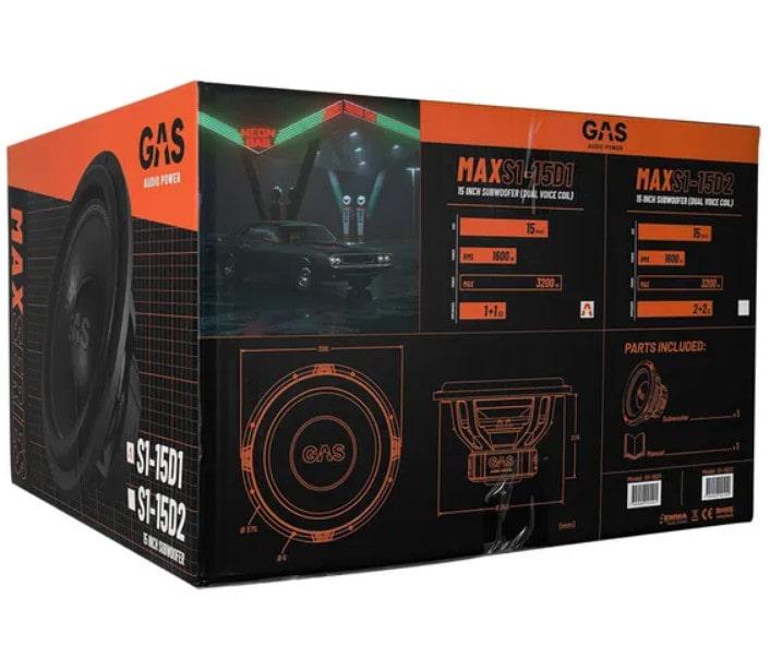 Сабвуфер GAS MAD S1-15D1 - фото 3