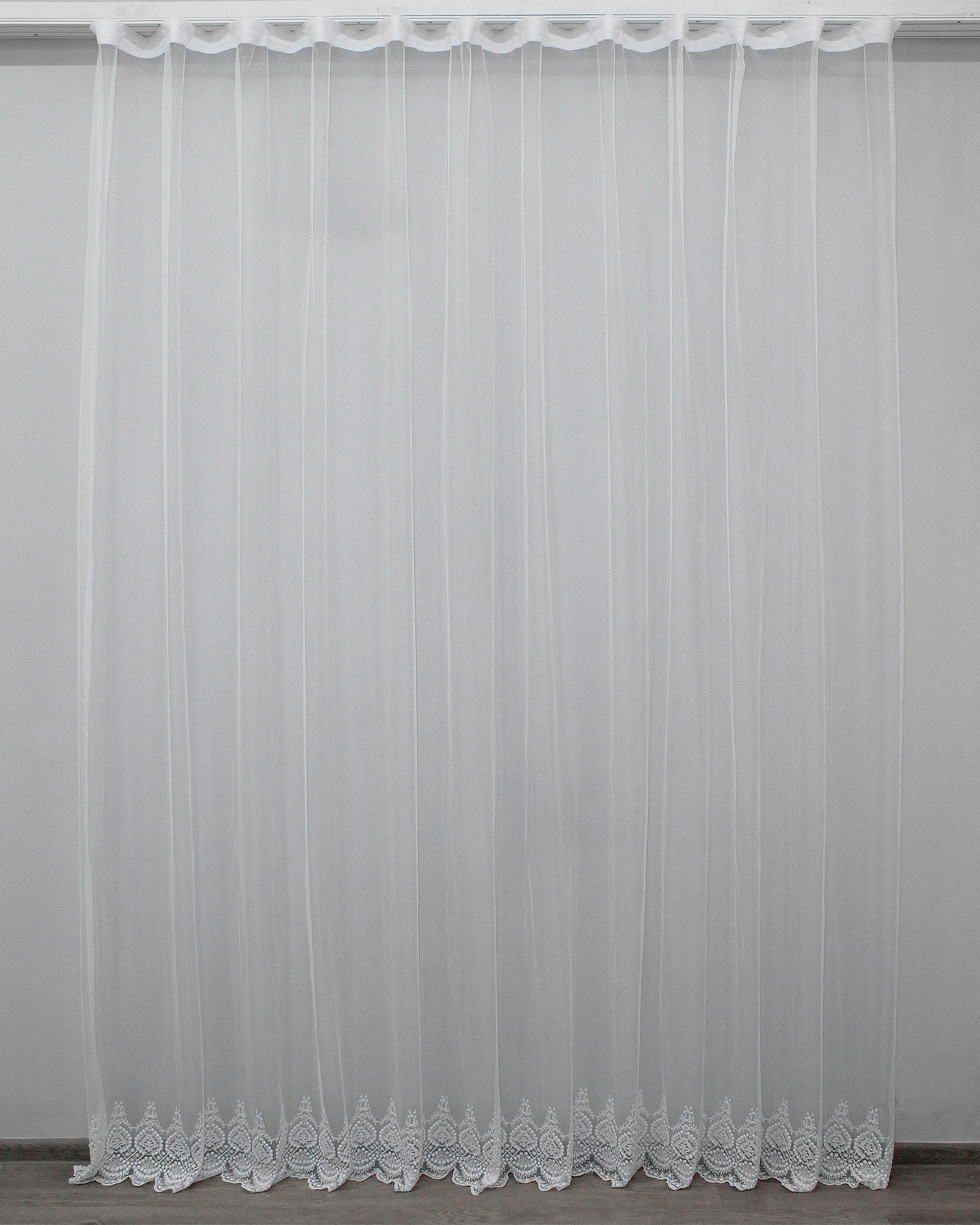 Тюль VR-Textil 1167т Грек-сітка 300х270 см Молочний (40-969)