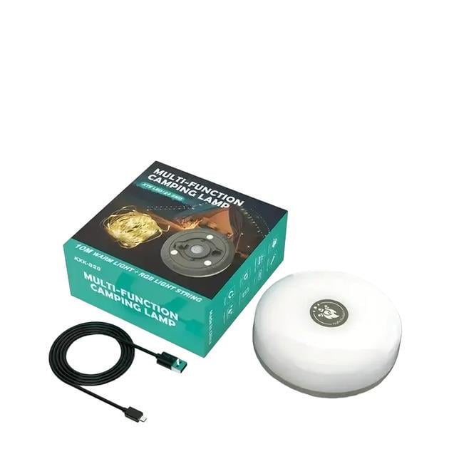 Лампа KXK-828 для кемпинга, сада и палатки, водонепроницаемая, длина 10м, белый KXK-828