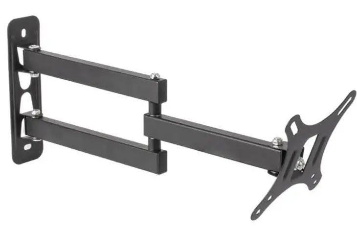Кронштейн для крепления телевизора DreamStar X-100 10"-26" до 12 кг настенный наклонно-поворотный Черный
